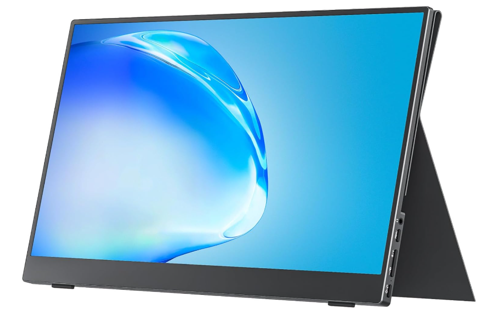 cocopar 15.6" 휴대용 모니터 – Full HD USB-C 및 HDMI 여행용 디스플레이