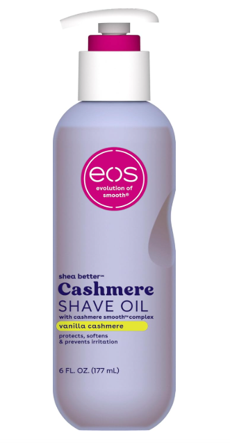eos Cashmere Shave Oil – Vanilla Cashmere, 보습 쉐이브 오일, 6 oz